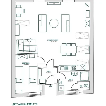 Loft Am Hauptplatz Lejlighed Gloggnitz
